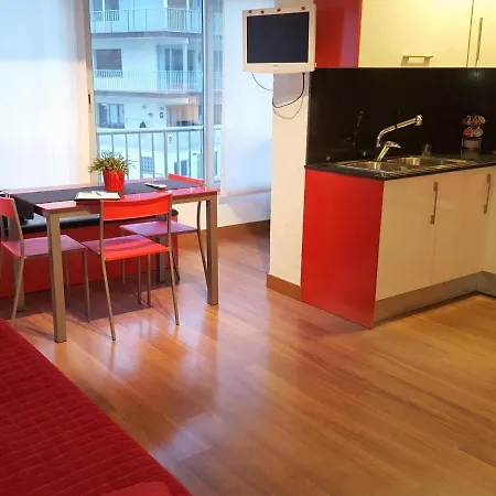 Apartament Estudio Renovado Con Terraza A 200m De La Playa De + Parking Privado Y Climatizacion - Es-258-14 *